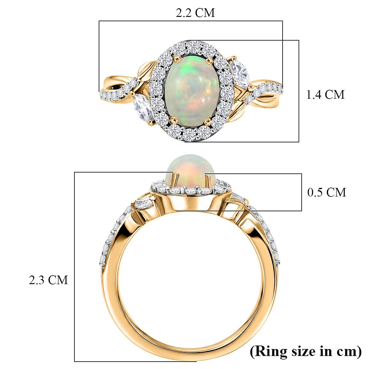 Royal Bali Collection - D'Joy Moissanite Halo Ring in Sterling Silver