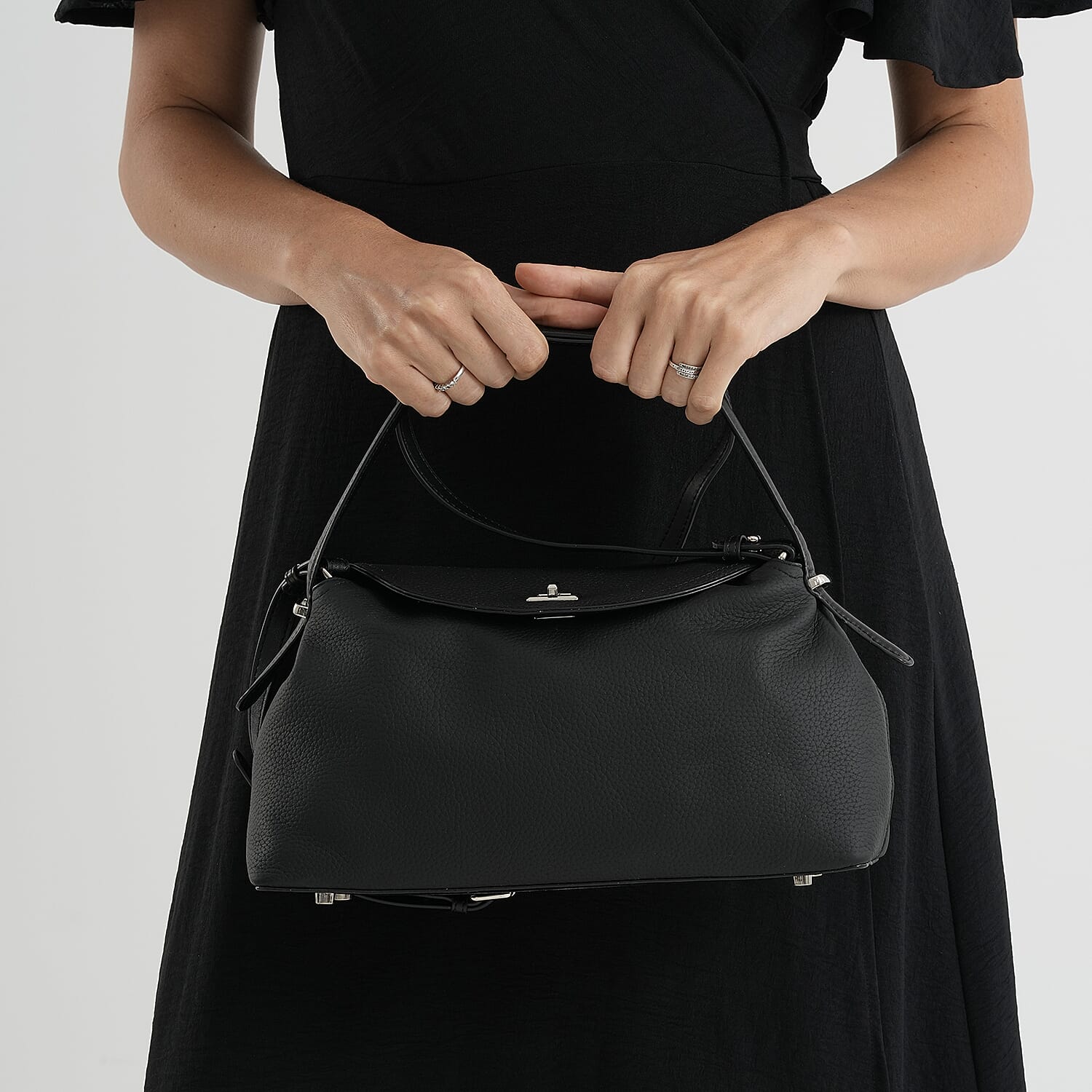 Crossbody Bag (Size - One Size) - Black & Coffee