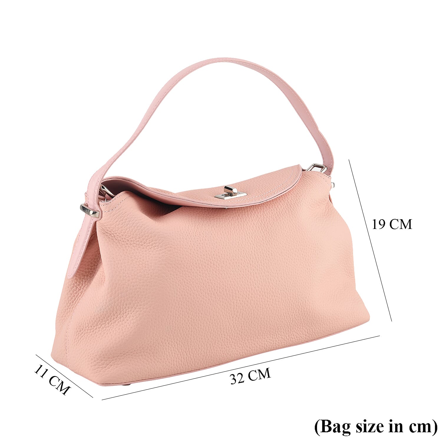 Crossbody Bag (Size - One Size) - Pink & Coffee