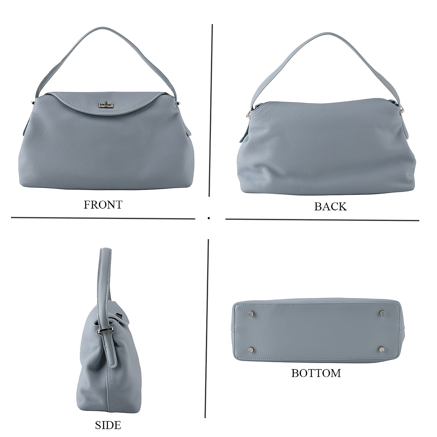 Crossbody Bag (Size - One Size) - Blue & Coffee