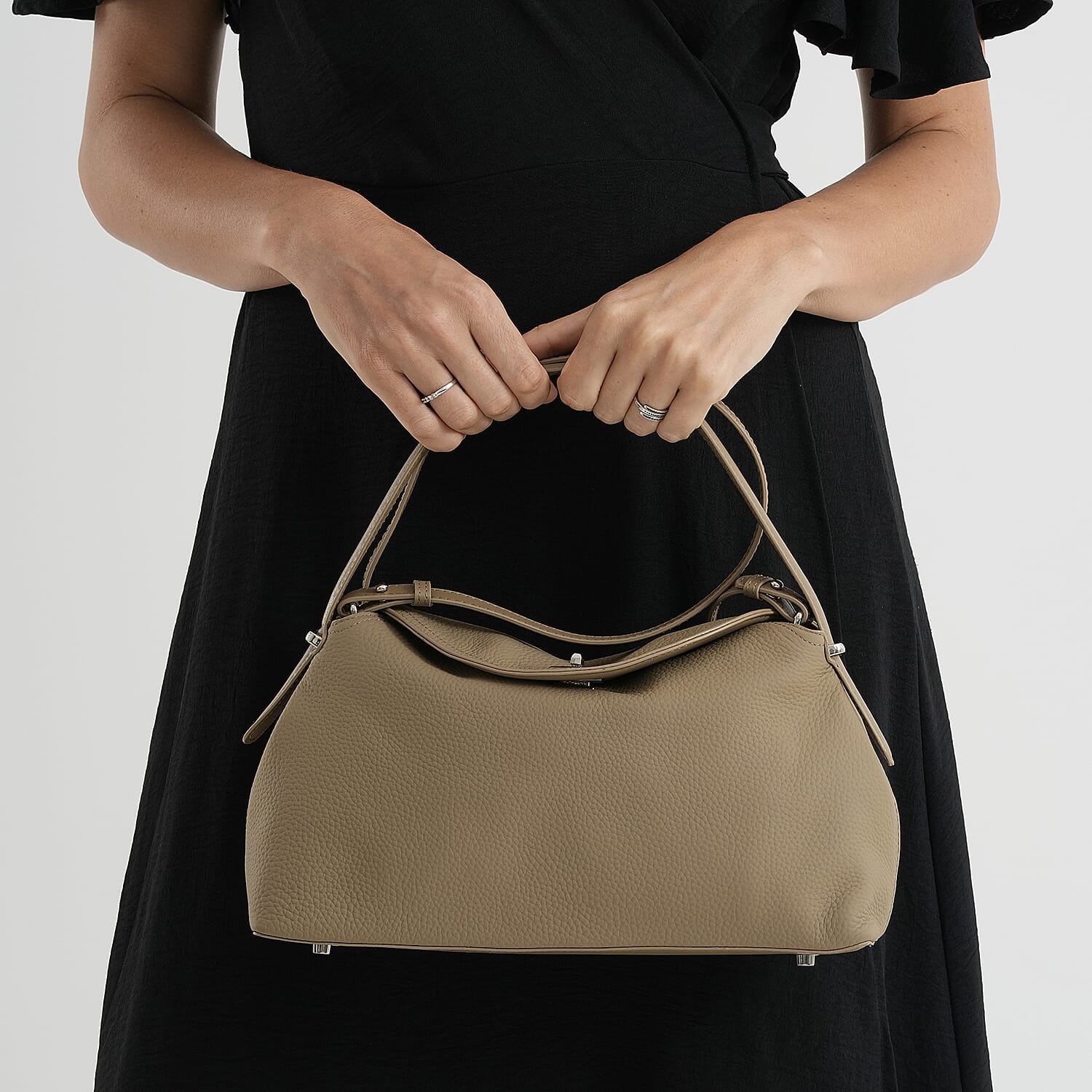 Crossbody Bag (Size - One Size) - Gray & Coffee