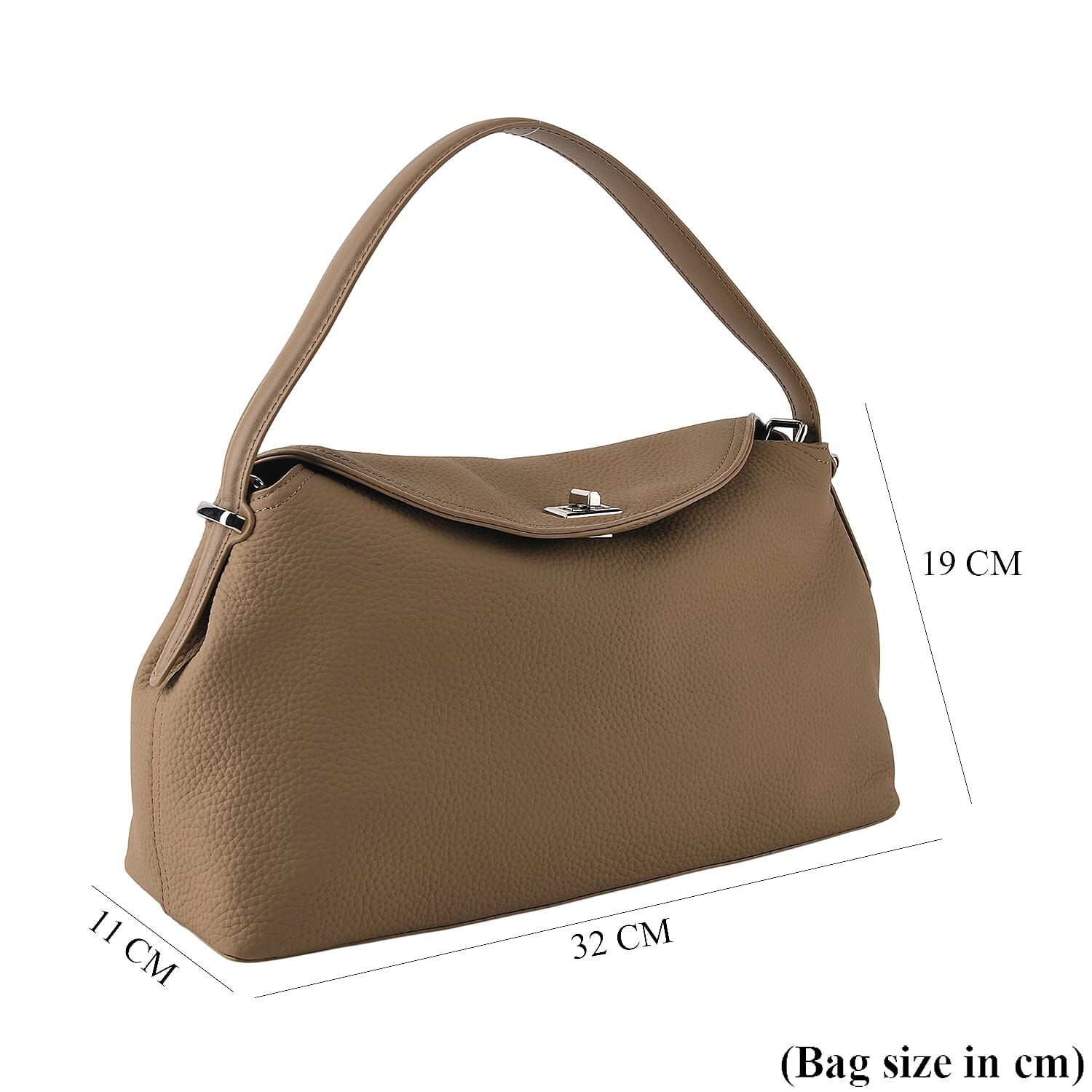 Crossbody Bag (Size - One Size) - Gray & Coffee