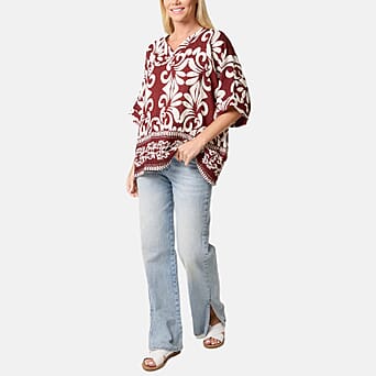 https://tjcuk.sirv.com/Products/85/6/8565839/Chilli-Charm-Floral-Baroque-Print-Blouse-Size-M-L-14-18-Coffee_8565839_1.jpg?w=342&h=342