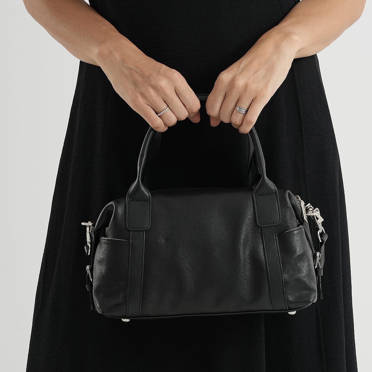 Crossbody Bag (Size - One Size) - Black & Coffee