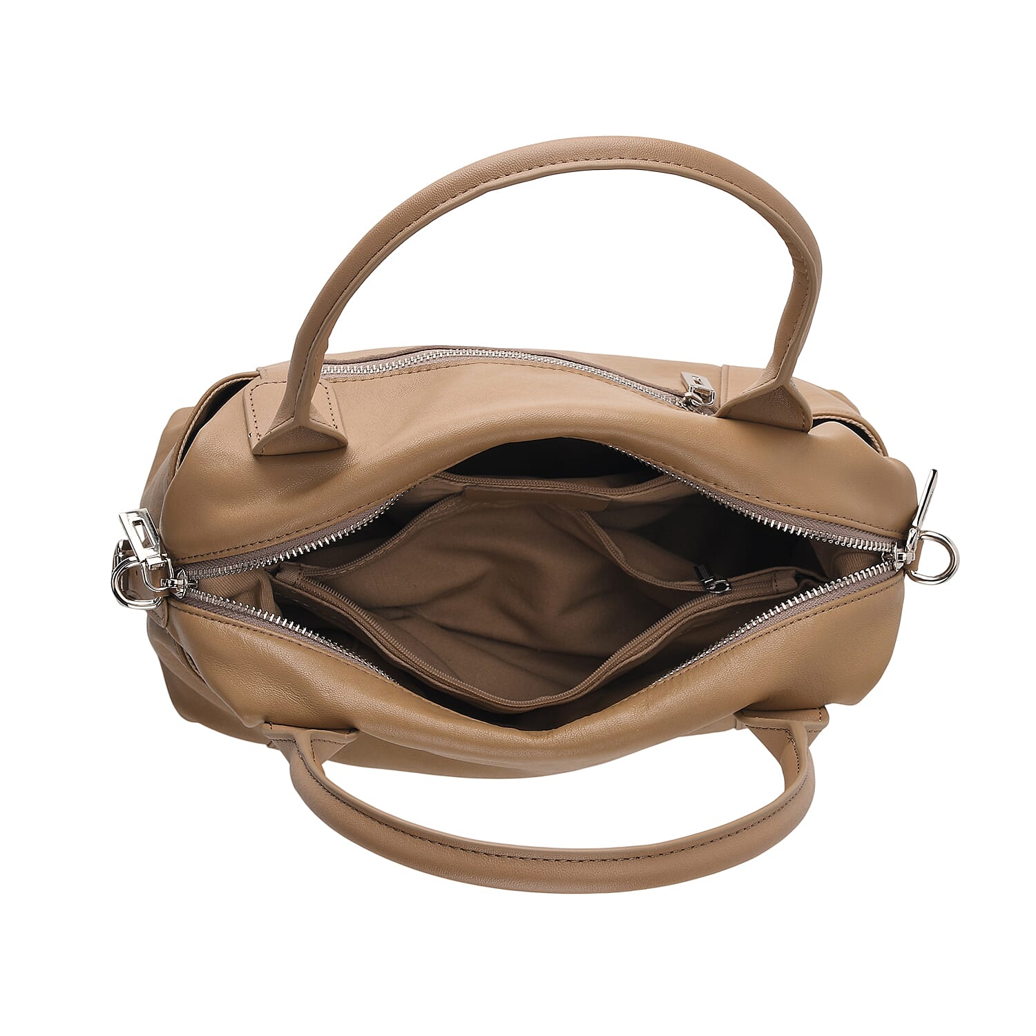 Crossbody Bag (Size - One Size) - Khaki & Coffee