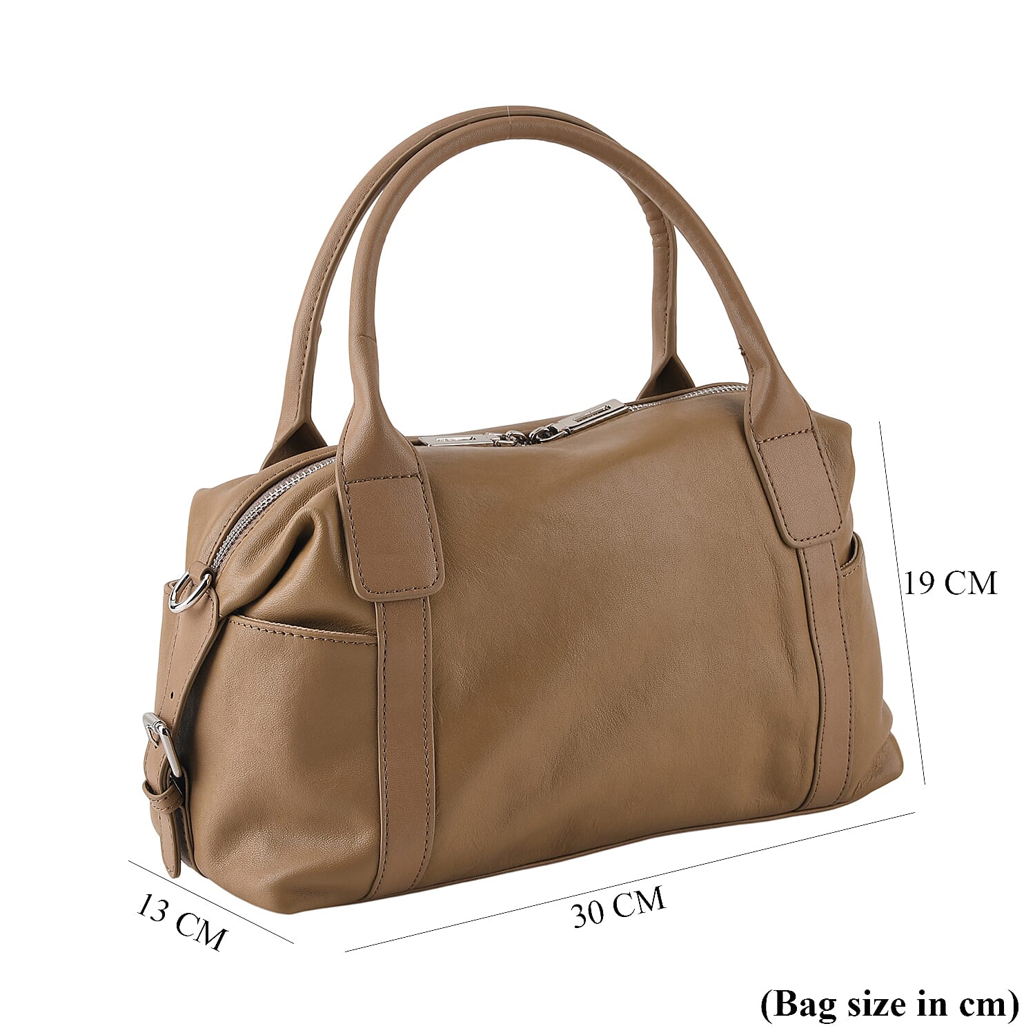 Crossbody Bag (Size - One Size) - Khaki & Coffee