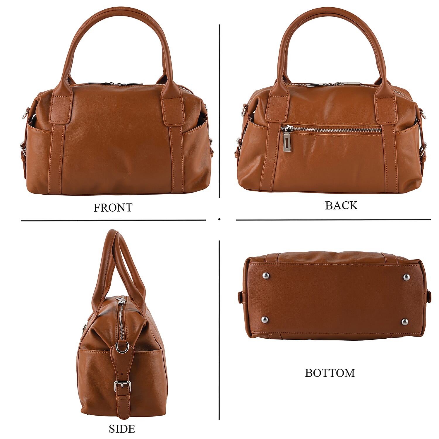 Crossbody Bag (Size - One Size) - Brown & Coffee