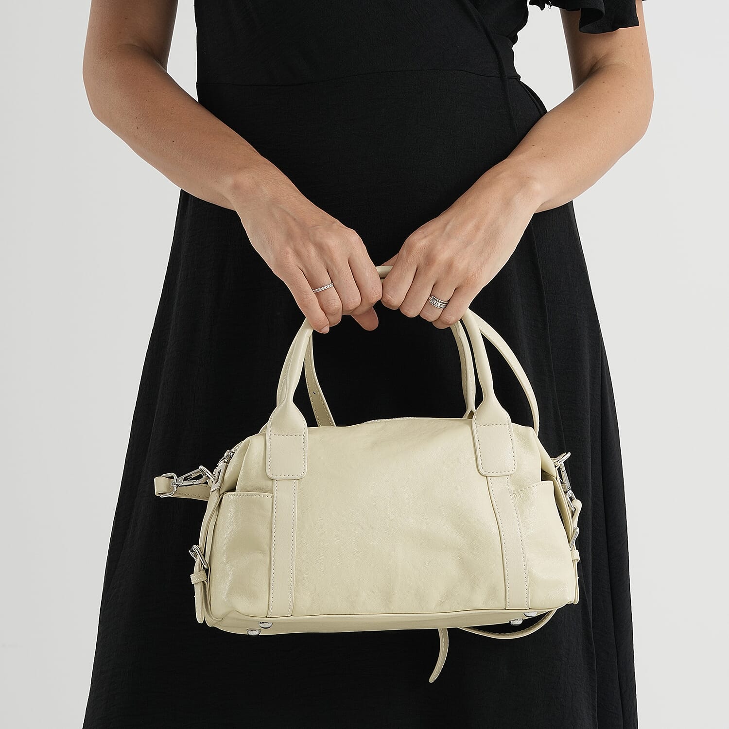 Crossbody Bag (Size - One Size) - Beige & Coffee