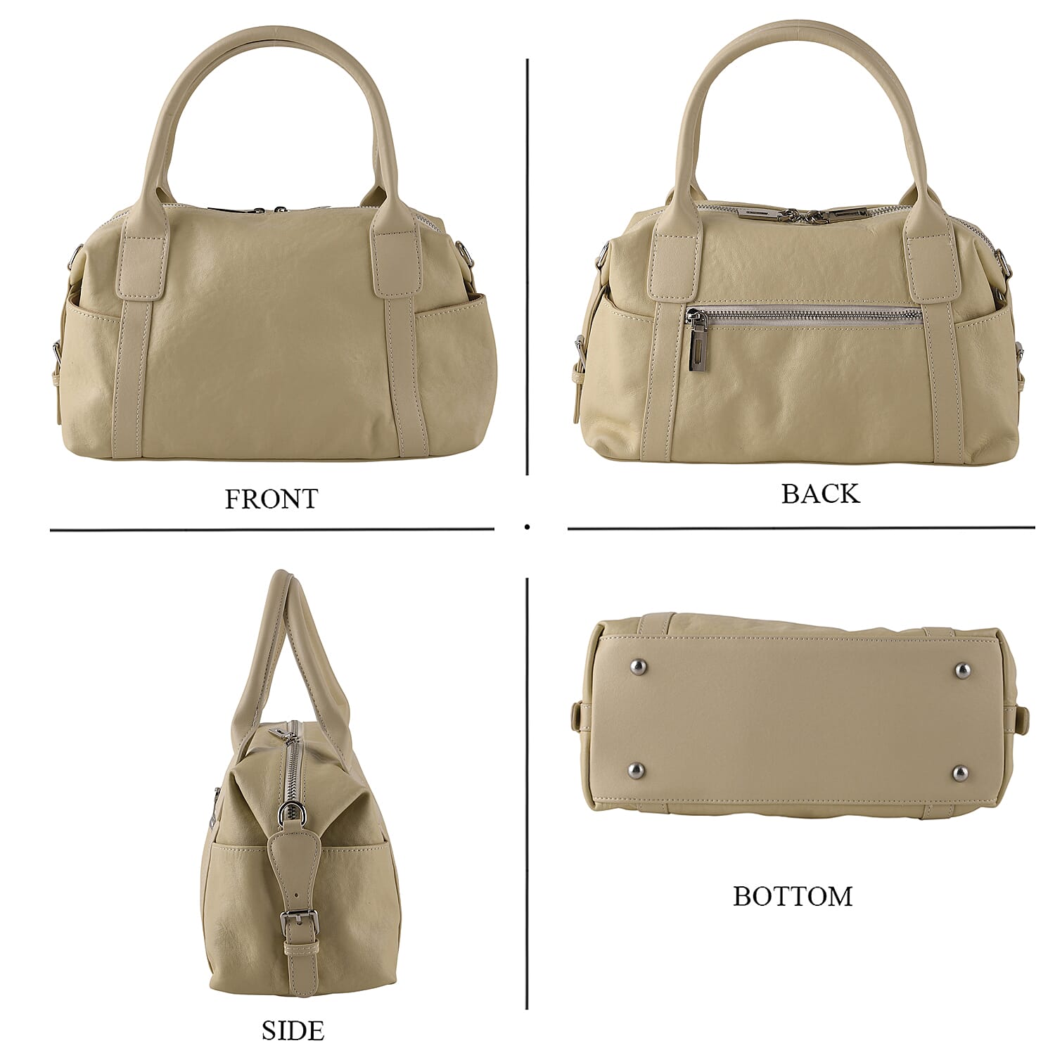 Crossbody Bag (Size - One Size) - Beige & Coffee
