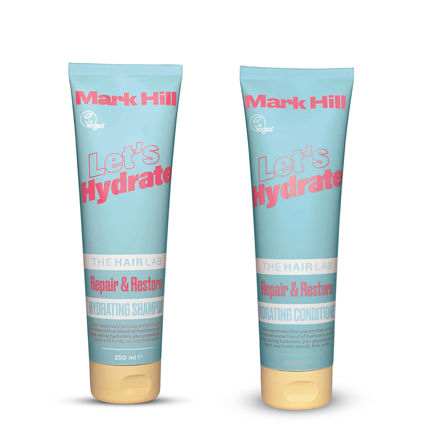 2 Piece Set- Mark Hill Let's Hydrate Hydrating Shampoo & Conditioner - 250 ml Each
