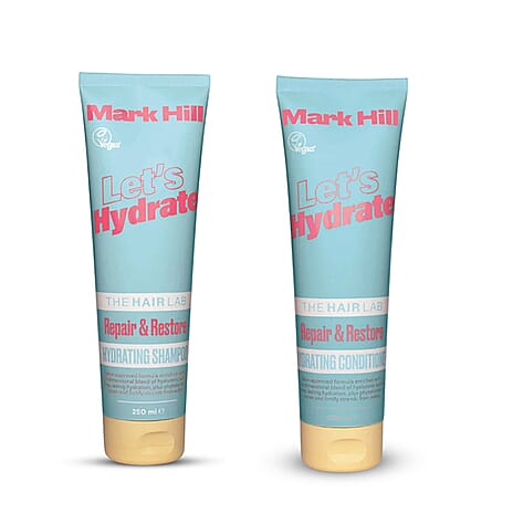2 Piece Set- Mark Hill Let's Hydrate Hydrating Shampoo & Conditioner - 250 ml Each