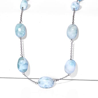 https://tjcuk.sirv.com/Products/85/6/8566554/D-Joy-Larimar-Beads-Necklace-Size-20-in-Rhodium-Overlay-Sterling-Silve_8566554.jpg?w=342&h=342