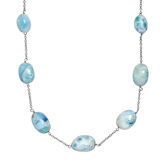 https://tjcuk.sirv.com/Products/85/6/8566554/D-Joy-Larimar-Beads-Necklace-Size-20-in-Rhodium-Overlay-Sterling-Silve_8566554_3.jpg?w=342&h=342