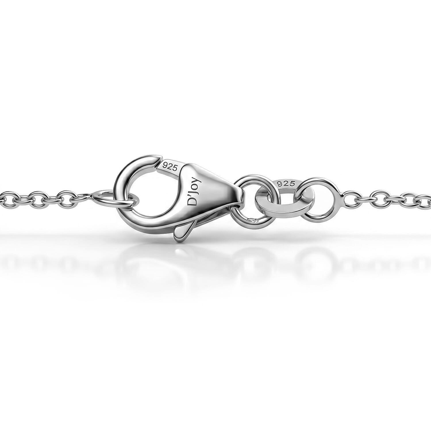 D'Joy - Larimar Beads Necklace (Size - 20) in Rhodium Overlay Sterling Silver 90.00 Ct.