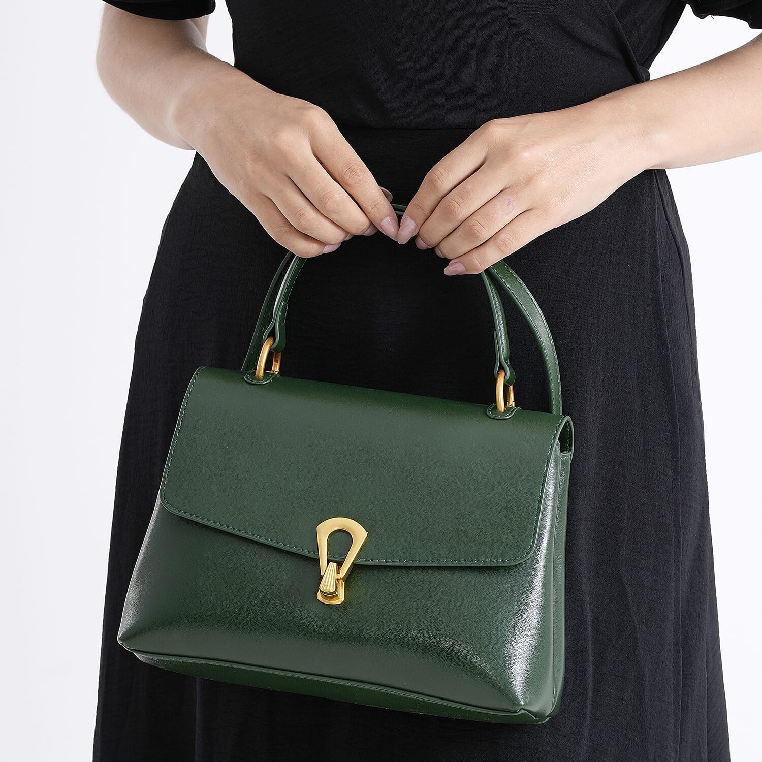 Crossbody Bag (Size - One Size) - Green & Black