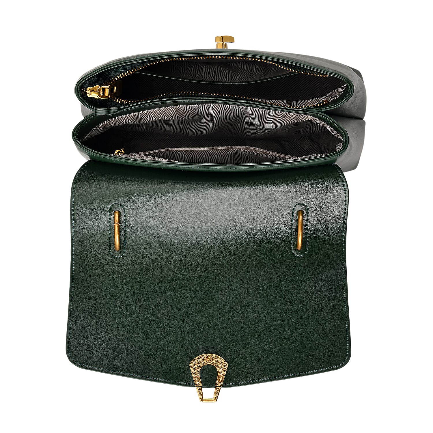 Crossbody Bag (Size - One Size) - Green & Black