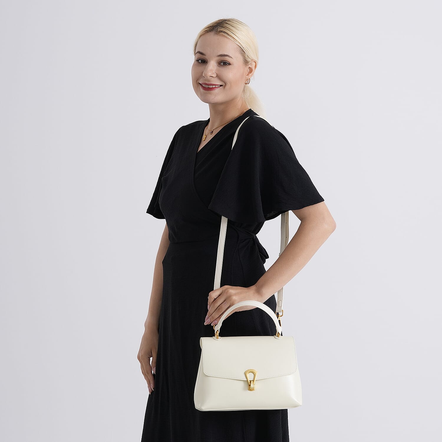 Crossbody Bag (Size - One Size) - White & Black