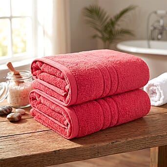 https://tjcuk.sirv.com/Products/85/6/8566674/LIVMORE-Cotton-Solid-Towel-Size-88x1-cm-Coral-Red_8566674_1.jpg?w=342&h=342