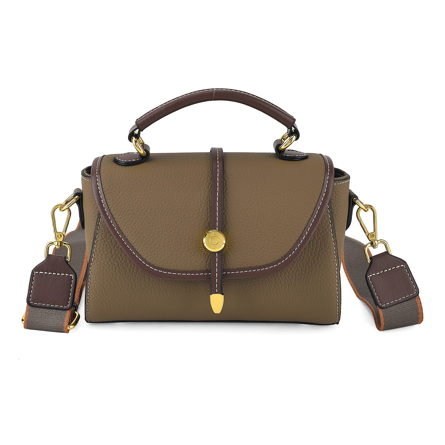 Crossbody Bag (Size - One Size) - Khaki & Black