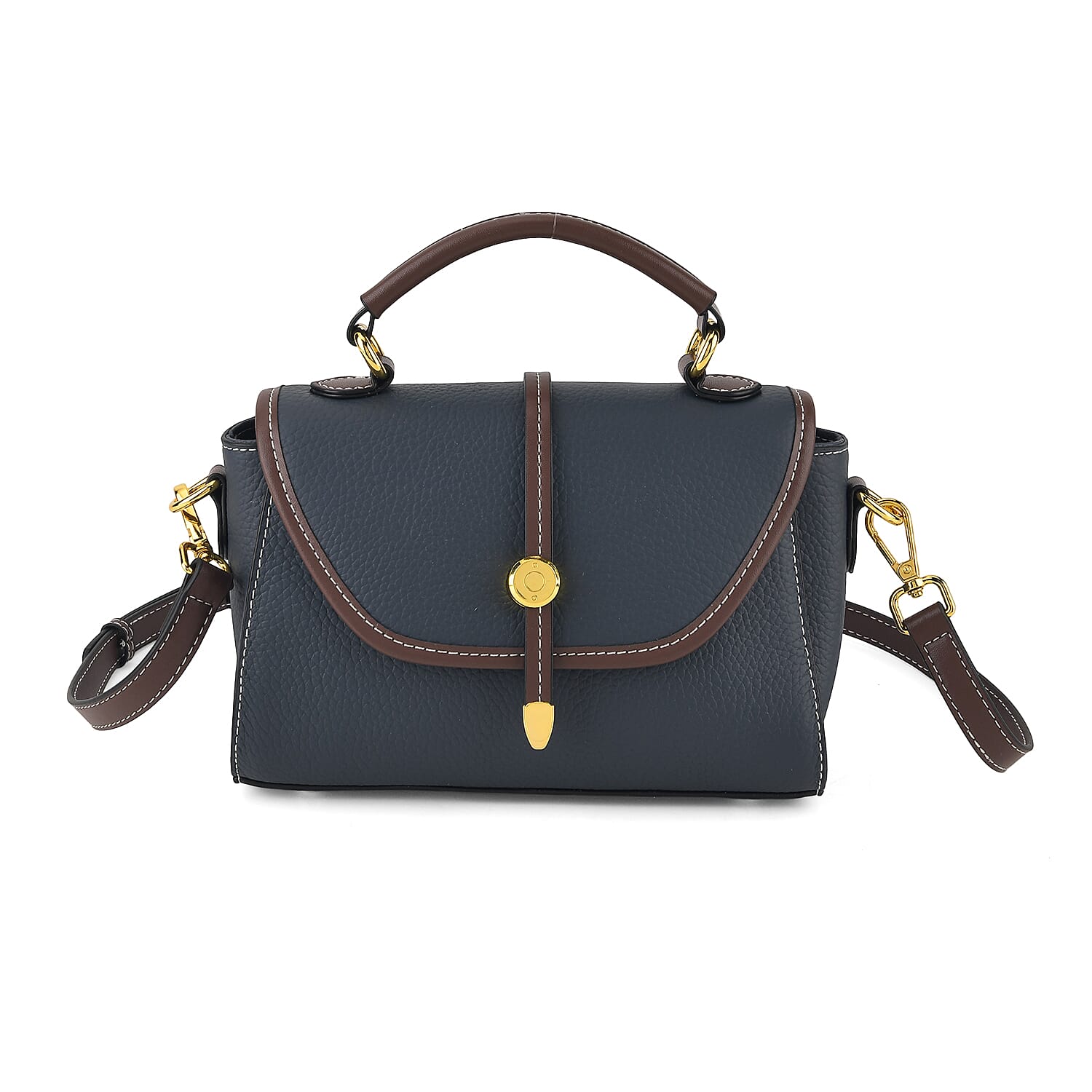 Crossbody Bag (Size - One Size) - Dark Blue & Black