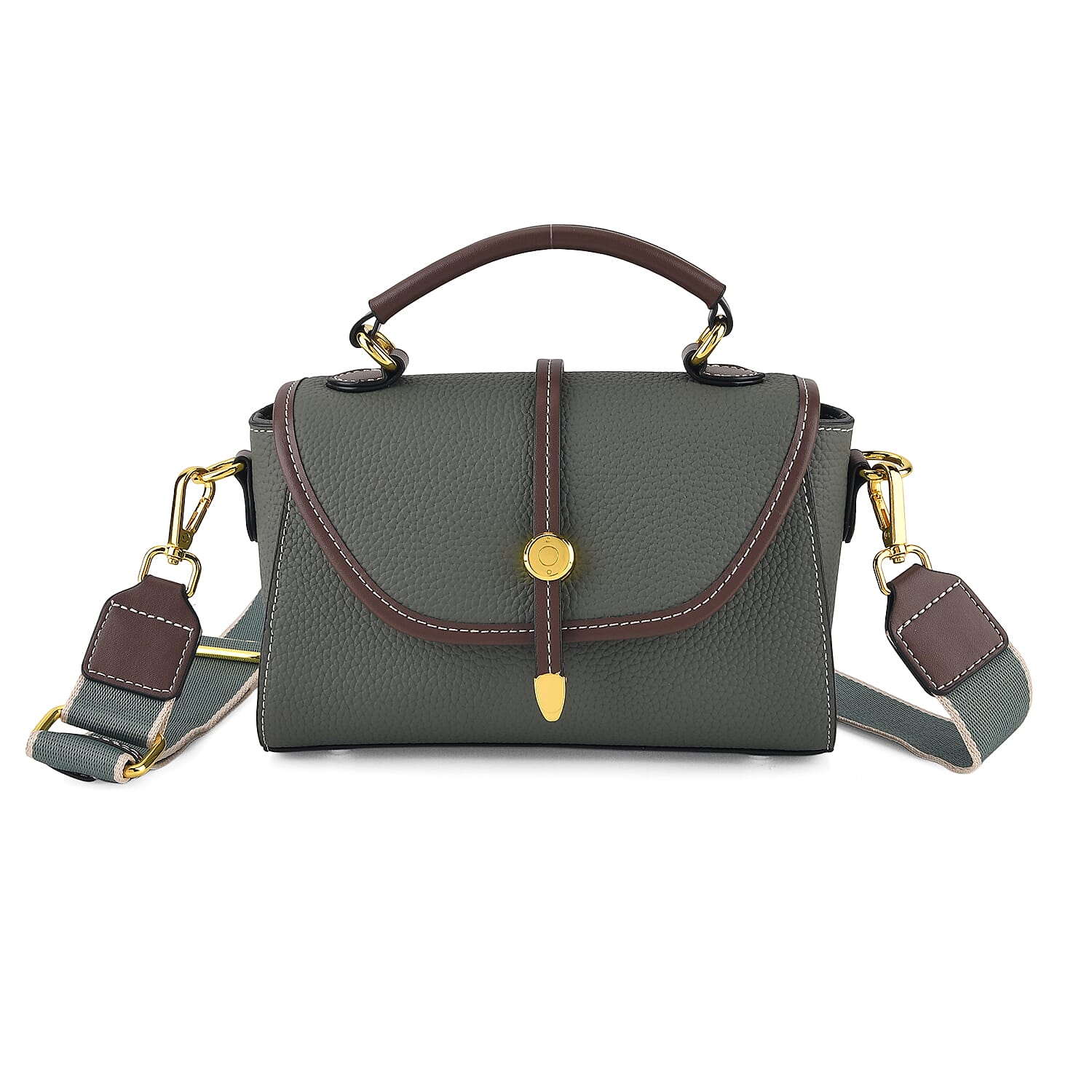 Crossbody Bag (Size - One Size) - Green & Black