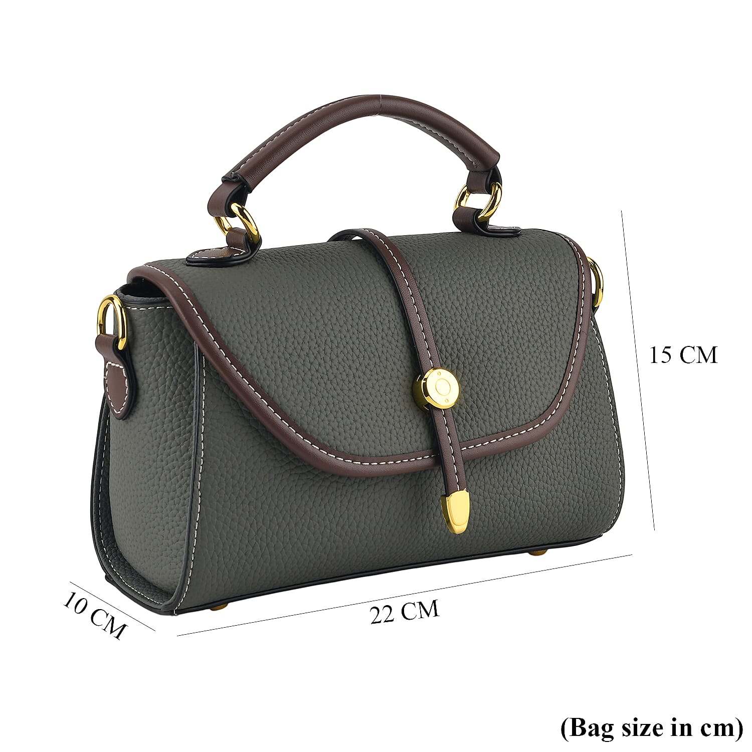 Crossbody Bag (Size - One Size) - Green & Black
