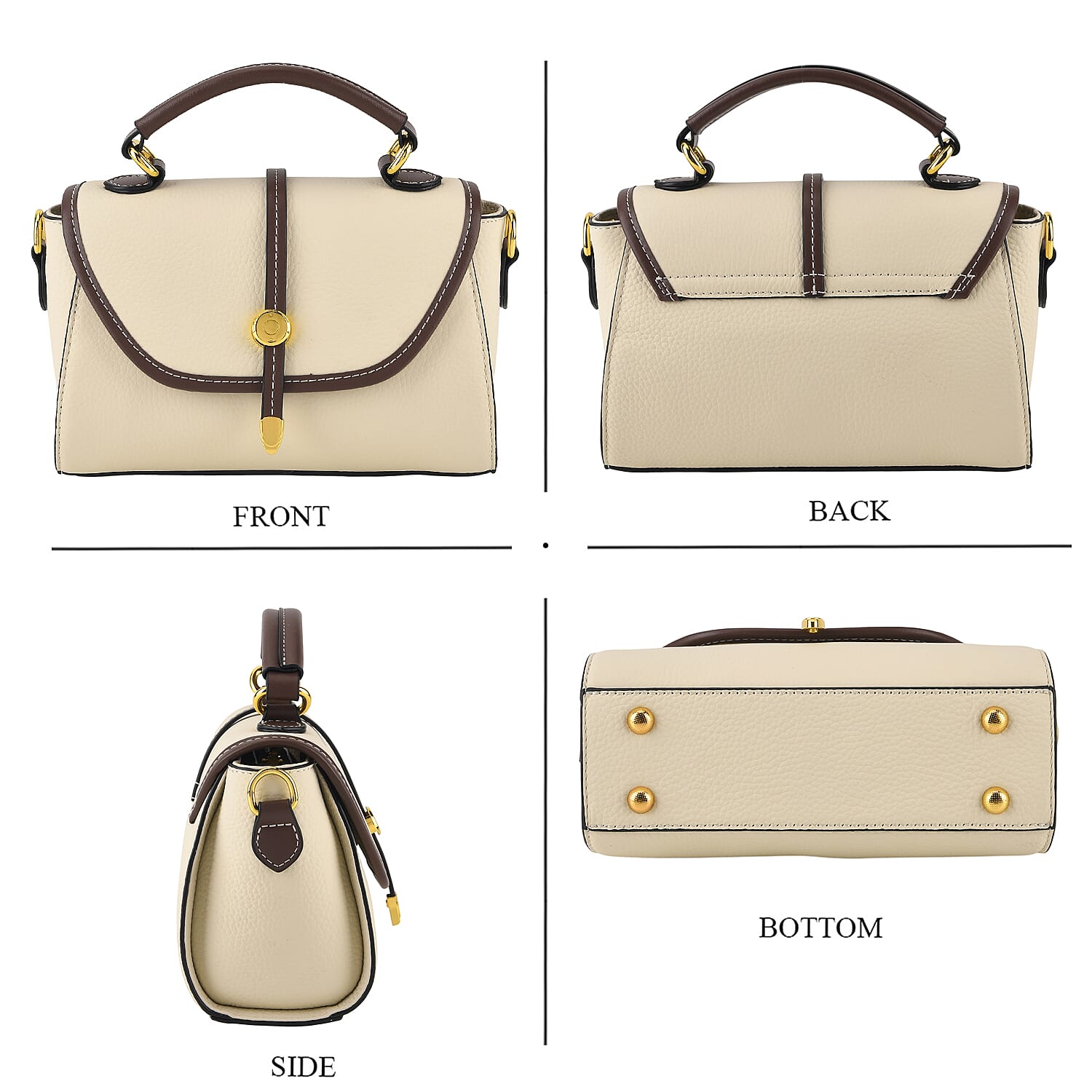 Crossbody Bag (Size - One Size) - White & Black