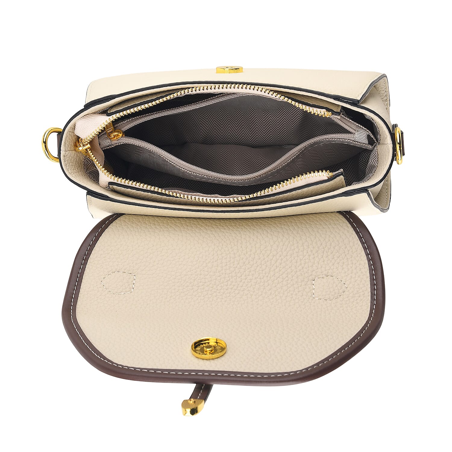 Crossbody Bag (Size - One Size) - White & Black