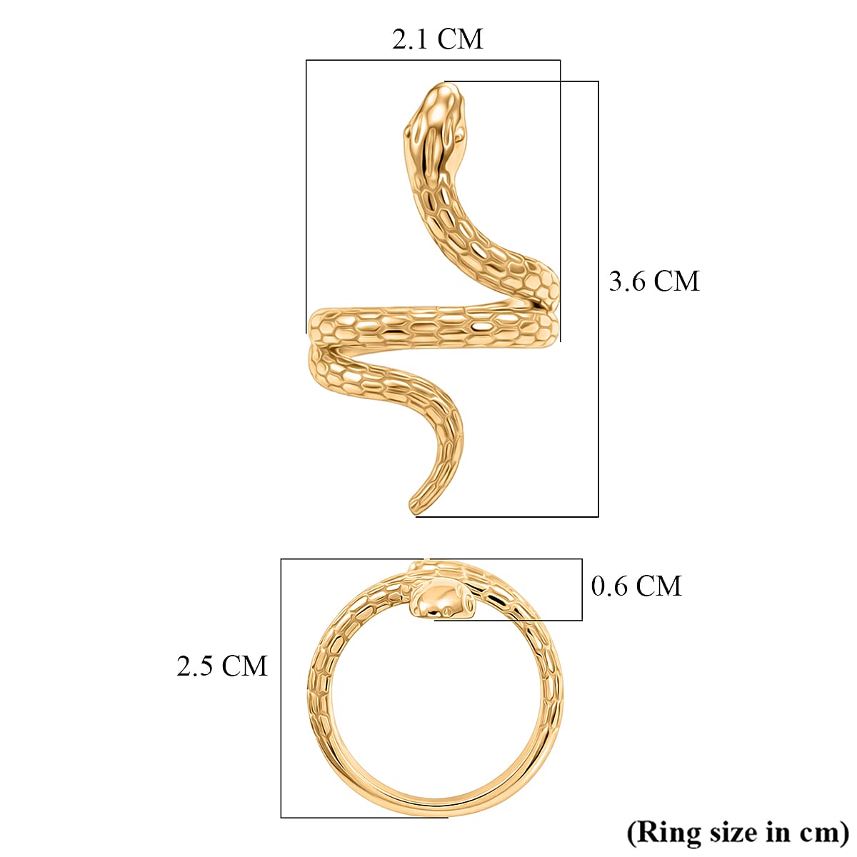 EverTrue in 18K YG Plating Fancy Ring Pure - Natural - Bronze - Standard