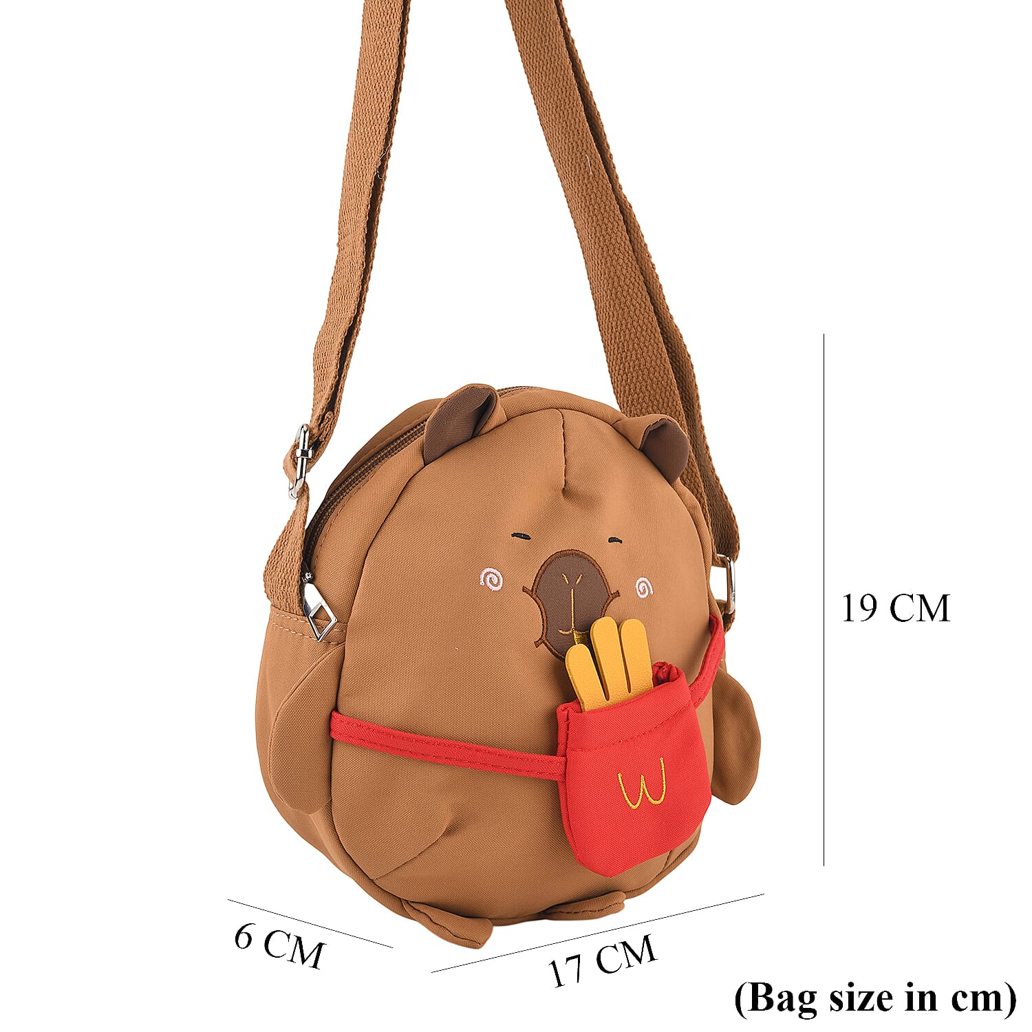 Crossbody Bag (Size - One Size) - Brown