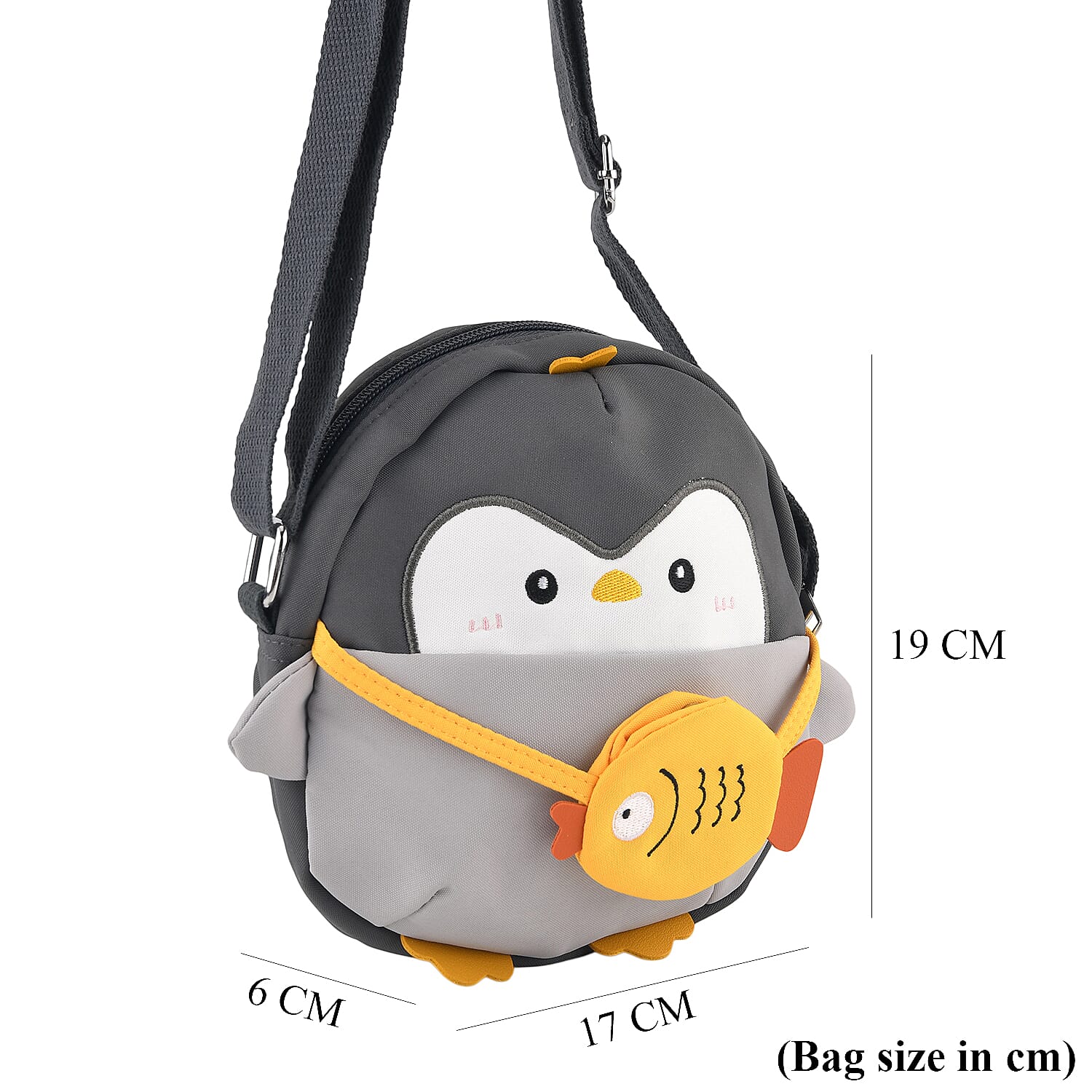 Crossbody Bag (Size - One Size) - Black Grey