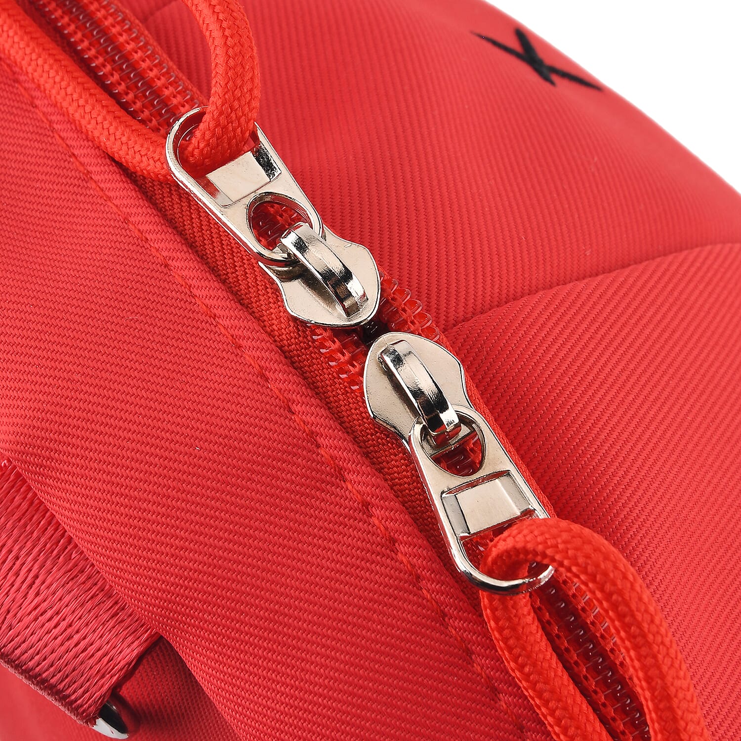 Patterned Backpack (Size 25x5x36 cm) - Red