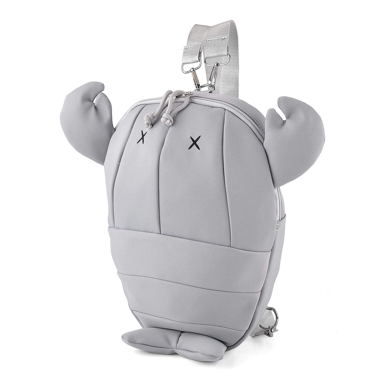 Patterned Backpack (Size 25x5x36 cm) - Gray