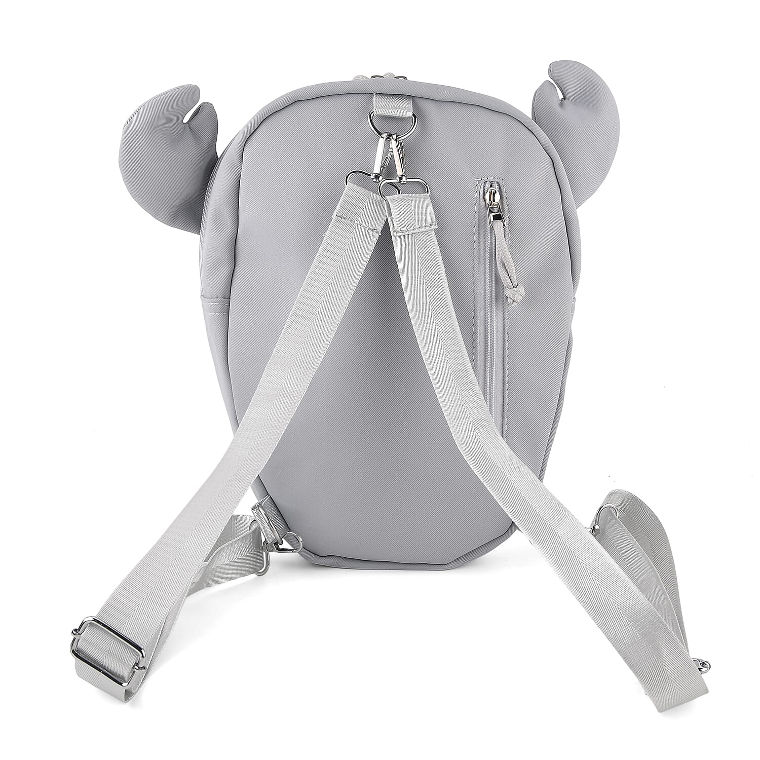 Patterned Backpack (Size 25x5x36 cm) - Gray