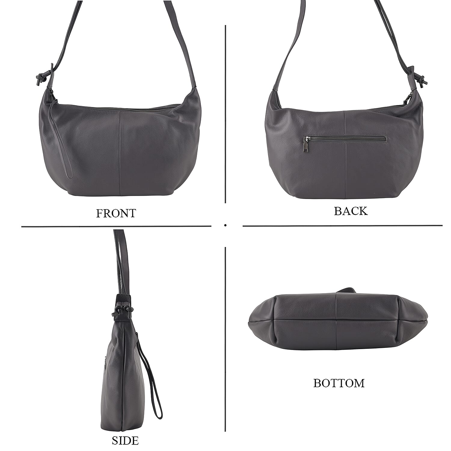 Crossbody Bag (Size - One Size) - Grey
