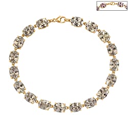 TJC 20TH BIRTHDAY SPECIAL- RHAPSODY  18K Yellow Gold AAAA Natural Turkizite Bracelet (Size - 7.5). Total Wt 27.55 Cts