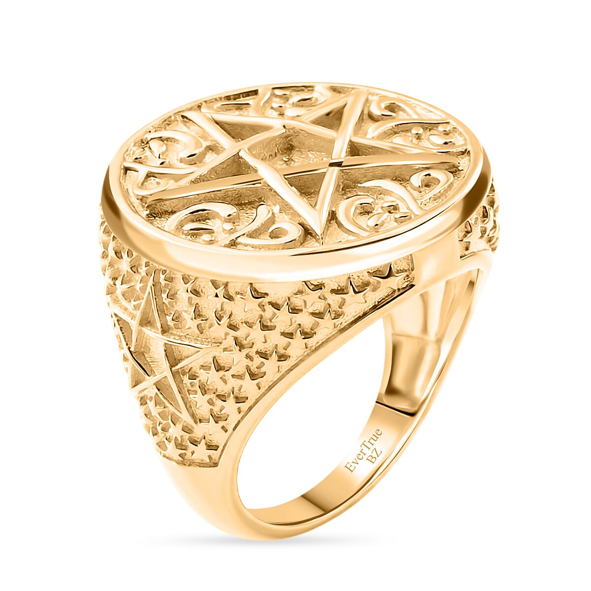 EverTrue in 18K YG Plating Artisan Crafted Pure - Natural - Bronze - Standard
