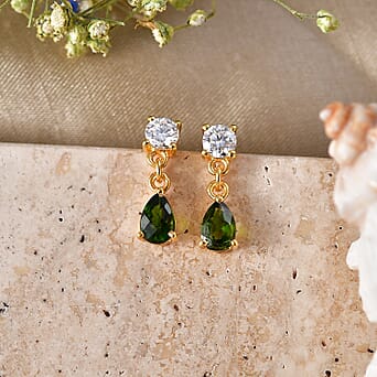 https://tjcuk.sirv.com/Products/85/6/8569862/D-Joy-Moissanite-Natural-Chrome-Diopside-Dangling-Earring-with-Push-Po_8569862_2.jpg?w=342&h=342