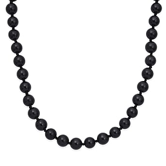 https://tjcuk.sirv.com/Products/85/7/8570535/Black-Jade-Beads-Adjustable-Necklace-Size-20-2-Ext-in-Rhodium-Overlay-_8570535.jpg?w=342&h=342