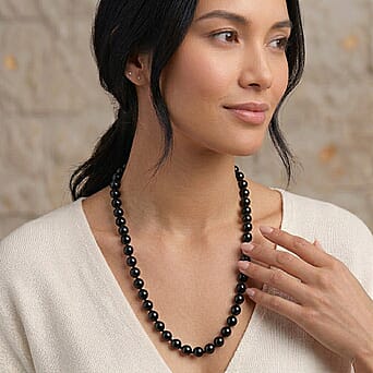 https://tjcuk.sirv.com/Products/85/7/8570535/Black-Jade-Beads-Adjustable-Necklace-Size-20-2-Ext-in-Rhodium-Overlay-_8570535_1.jpg?w=342&h=342