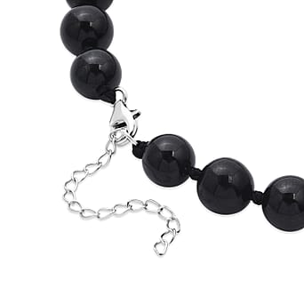 https://tjcuk.sirv.com/Products/85/7/8570535/Black-Jade-Beads-Adjustable-Necklace-Size-20-2-Ext-in-Rhodium-Overlay-_8570535_3.jpg?w=342&h=342
