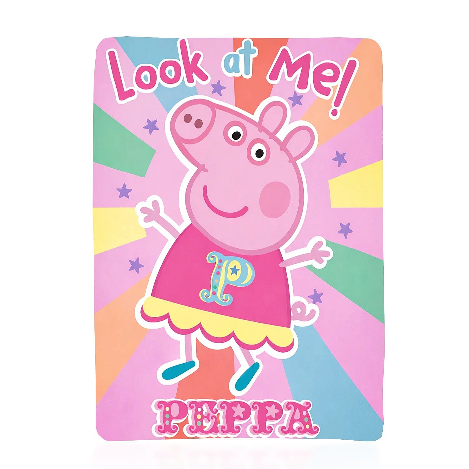 Look at Me Peppa Kids Throw - Orange