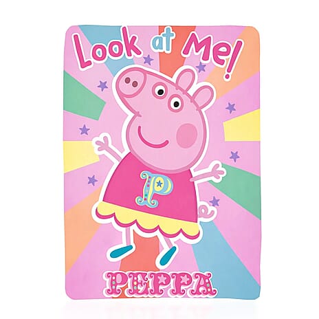 Look at Me Peppa Kids Throw - Orange