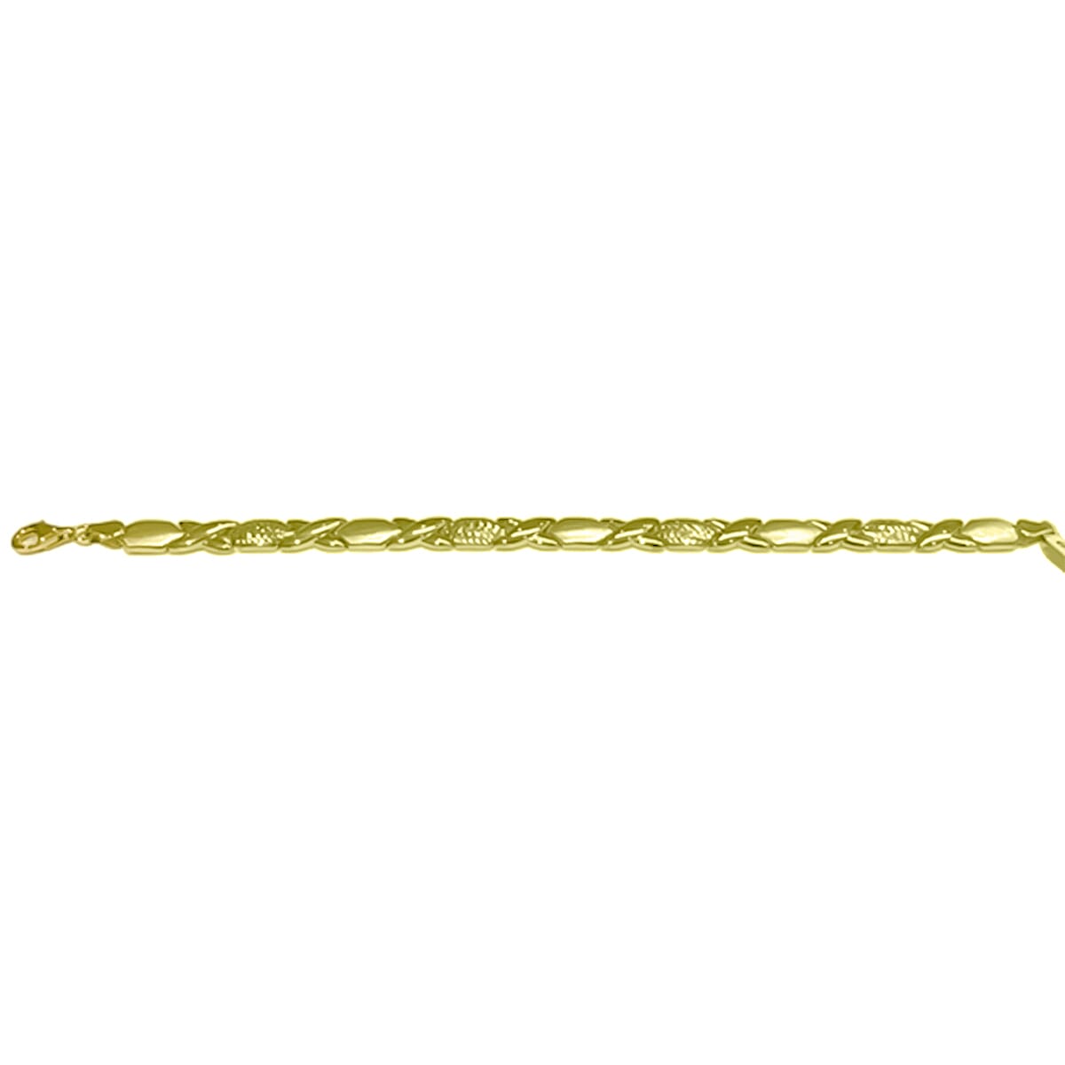 9K Yellow Gold Bracelet (Size - 7.5) with Lobster Clasp, Gold Wt. 5.65 Gms
