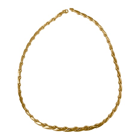 9K Yellow Gold Necklace (Size - 20) with Lobster Clasp, Gold Wt.8.80 Gms