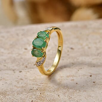 https://tjcuk.sirv.com/Products/85/7/8571772/D-Joy-Emerald-Ring-in-18K-YG-VermeilSterling-Silver-0-822-Ct_8571772_2.jpg?w=342&h=342
