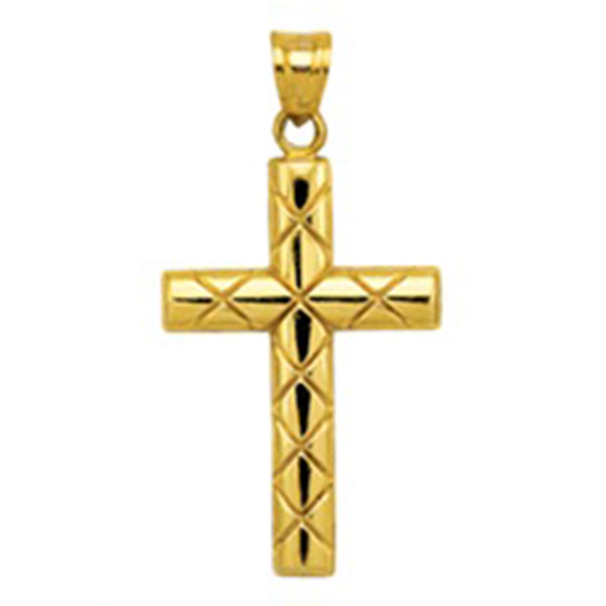9K Yellow Gold Cross Pendant