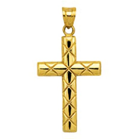 9K Yellow Gold Cross Pendant