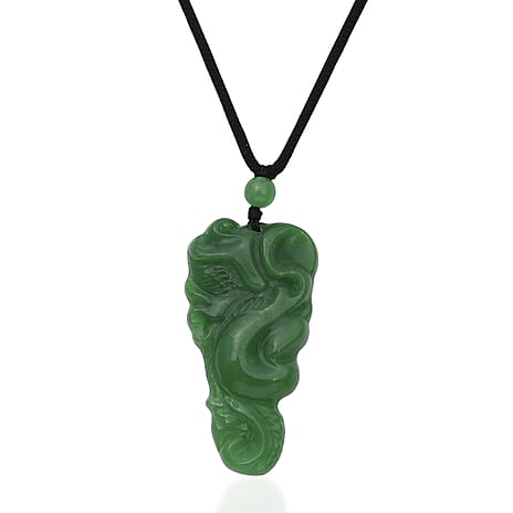 Green Jade Stone Necklace  145.000  Ct.