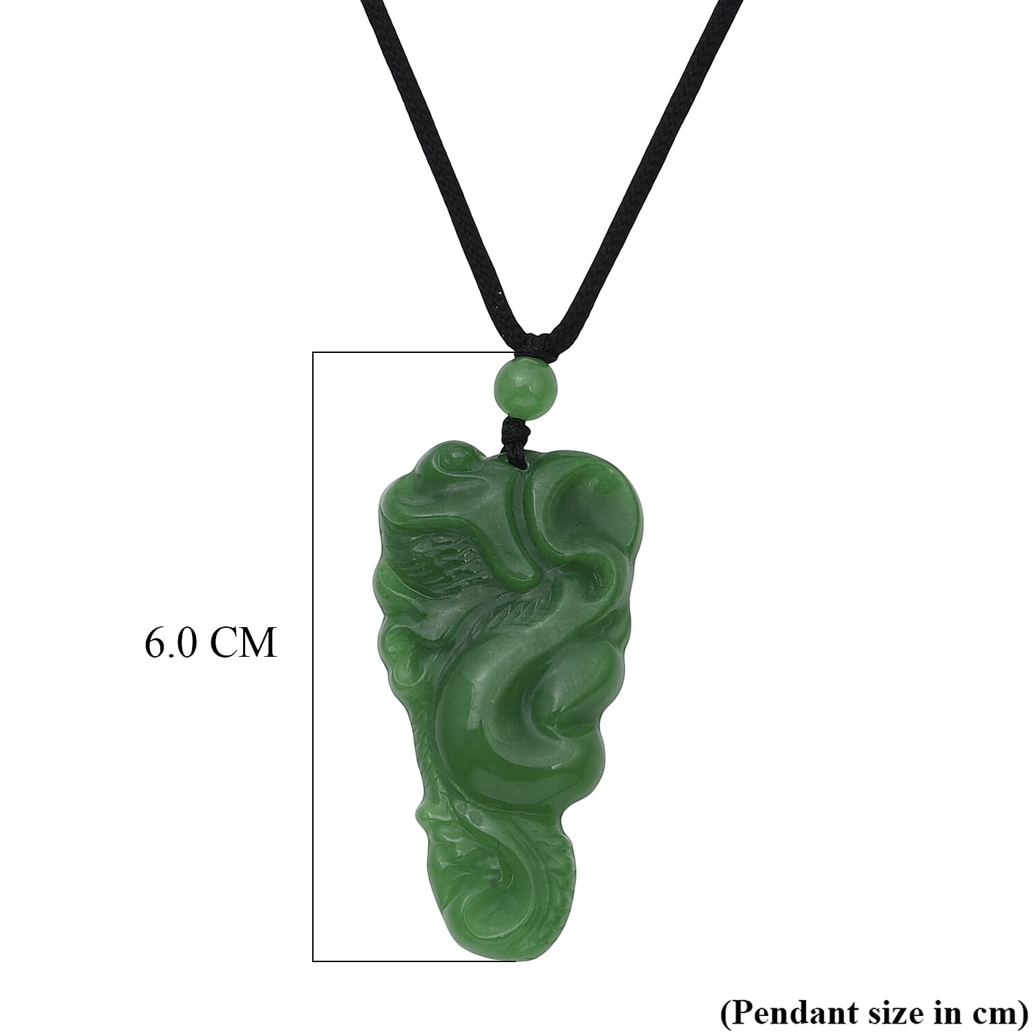 Green Jade Stone Necklace  145.000  Ct.